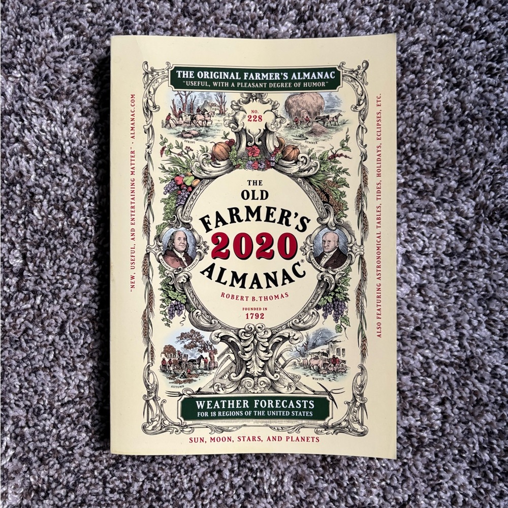 {Farmers Almanac} 2020 Edition - Cream Cover